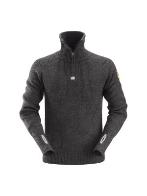 Snickers 2905 ½-Zip Wollen Sweater - Anthracite Melange