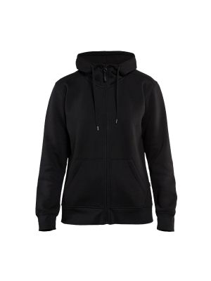 Ladies Hoodie With Full Zipper 3395 Zwart - Blåkläder