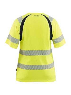 Blåkläder Werk T-Shirt High Vis Dames 3503 Geel Zwart