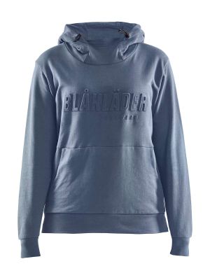 3560-1158 Dames Werk Hoodie 3D - 8209 Gevoelloos Blauw - Blåkläder - voorkant
