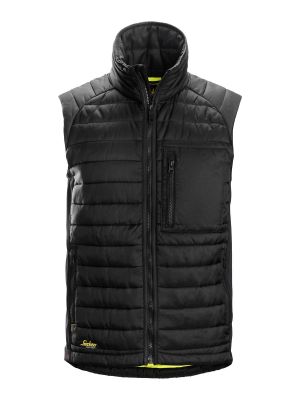 4512 Werk Bodywarmer 37,5 Isolerend Black 0404 Snickers 71workx voor