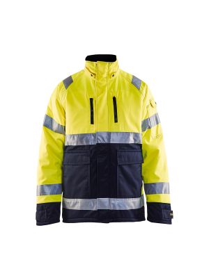 High Vis Winter Jacket 4828 High Vis Geel/Marineblauw - Blåkläder