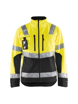 High Vis Softshell Jacket 4900 High Vis Geel/Zwart - Blåkläder