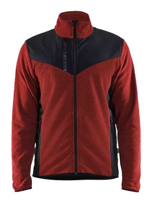 5942-2536 Werkvest Softshell Blåkläder Gebrand Rood/Zwart 5999 71workx Voor