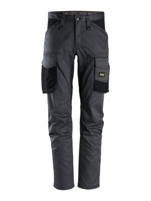 6803 Werkbroek Stretch AllroundWork - Snickers Steel Grey/Black 5804 71Workx Voor