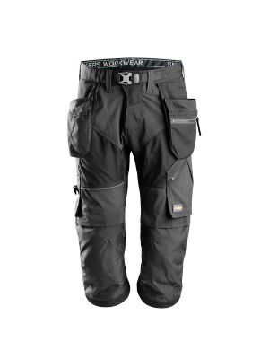 Snickers 6905 FlexiWork, Pirate Werkbroek+ met Holsterzakken - Black