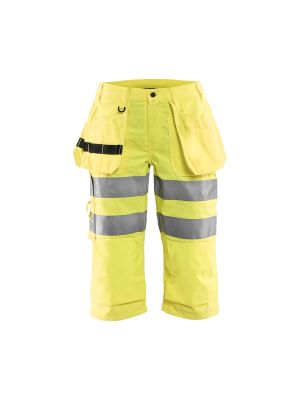 Ladies Pirate Shorts High Vis 7139  High Vis Geel - Blåkläder