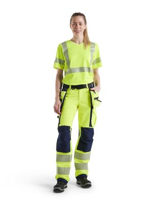 7197-1642 Dames Werkbroek High Vis 4-Weg Stretch - Blåkläder