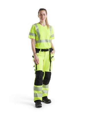 7197-1642 Dames Werkbroek High Vis 4-Weg Stretch - Blåkläder