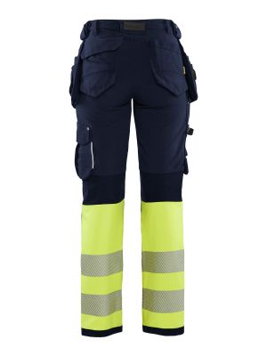 7193-1642 Dames Werkbroek High Vis 4-Weg Stretch - Blåkläder