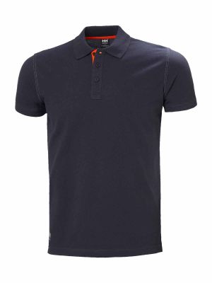 79025 Oxford Werk Polo Shirt Navy - Helly Hansen - voor