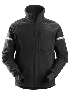 Snickers 8005 AllroundWork, Windproof Fleece Jack - Black