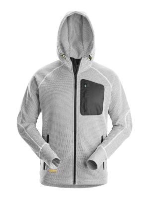 8041 Werk Hoodie Fleece Flexiwork Snickers White 0904 71workx voor