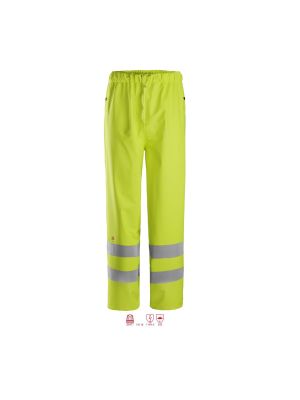 Snickers 8267 ProtecWork, Rain pants PU Klasse 2 - High Vis Yellow