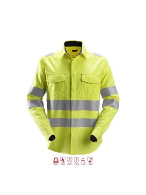 Snickers 8565 ProtecWork, Lasshirt l/m Klasse 3 - High Vis Yellow