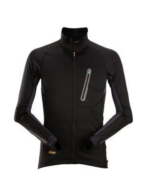 Snickers 9448 LiteWork, Full Zip Midlayer - Black