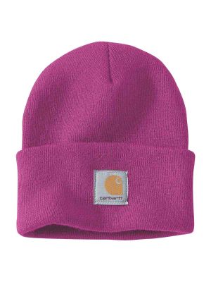 Carhartt A18 Watch Hat Muts 71workx Magenta Agate P37 voor