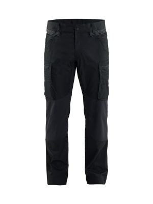 Blåkläder 1453 Service Werkbroek ToolRig 2-Weg Stretch 14531847 Zwart 9900 71workx Voor