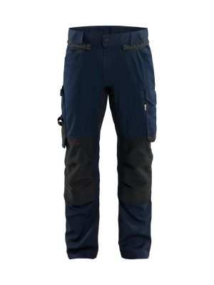 Blåkläder 1765 Werkbroek ToolRig 2-Weg Stretch 17651832 Donker Marineblauw 8600 71workx Voor