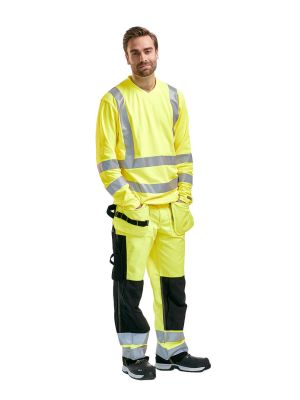 Blåkläder 3381 High Vis Werk T-shirt Lange Mouw UV