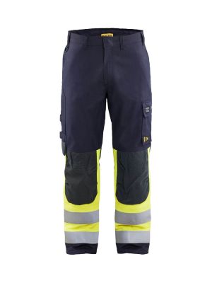 Blåkläder APC 2 Multinorm Werkbroek Inherent 149115128933 marineblauw high vis geel 71workx voor