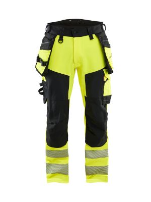 Blåkläder High Vis Werkbroek 4-Weg Stretch 112216483399 Geel Zwart 71workx voor