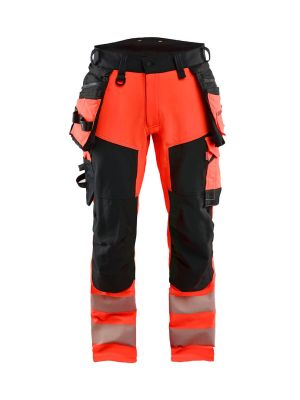 Blåkläder High Vis Werkbroek 4-Weg Stretch 112216485599 Rood 71workx voor