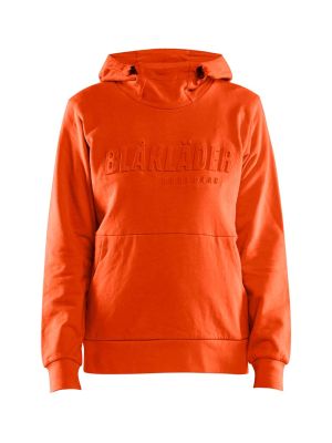 Blåkläder Hoodie 3D Dames 356011585409 Oranjerood 71workx voor