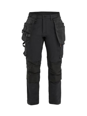 Blåkläder Werkbroek 4-Weg Stretch Dames 712116459900 Zwart 71workx voor