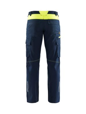 Blåkläder Werkbroek Stretch Kniezakken 1448 - Blauw Geel