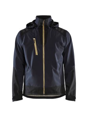Blåkläder Werkjas Softshell 474925138635 Donkerblauw Geel 71workx voor