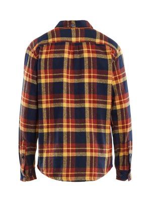 Blåkläder Werkoverhemd Flanel 3288 - Rood Blauw