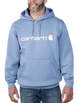 Carhartt 100074 Hoodie met Logo Loose fit - HD0 Skystone - XL