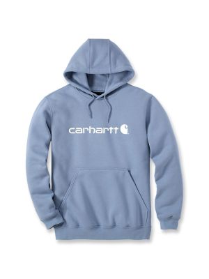 Carhartt 100074 Hoodie met Logo Loose Fit Skystone HD0 XL 71workx Voor