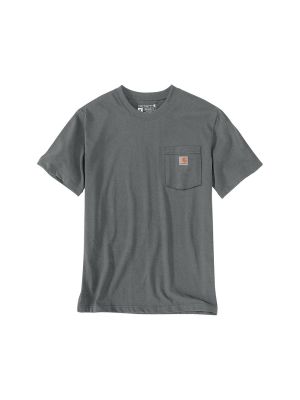 Carhartt 107455 Werk T-shirt Truck Print Weathered Ash Heather E87 71workx Voor