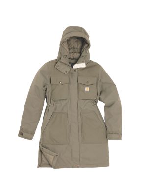Carhartt 107724 Dames Werkjas Parka Wind Fighter DOV Dusty Olive 71workx Voor