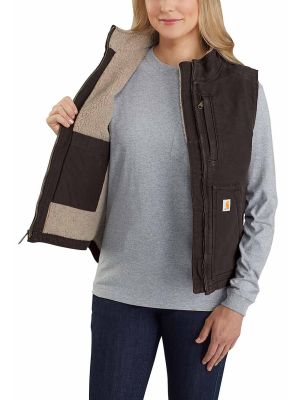 Carhartt Duck Bodywarmer 104224 Dames - Bruin - XL