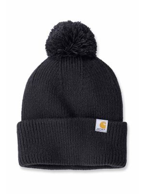 Carhartt Muts Pompon 106003 Black N04 71workx voor