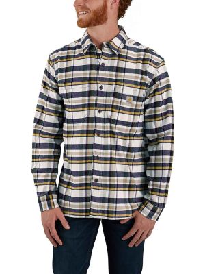 Carhartt Overhemd Stretch Flanel Ruit 106352 - Malt