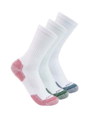 Carhartt SC2823W Dames Werksokken MW Crew 3-pak White 100 71workx Voor