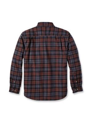 Carhartt Stevig Overhemd Flanel Ruit 106356 - Mocha