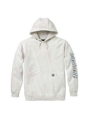 Carhartt Werk Hoodie Holiday Grafische Print 107807 W03 Malt 71workx Voor