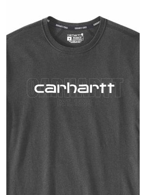 Carhartt Werk T-shirt Force Logo Graphic 106653 - Carbon