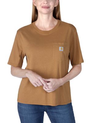 Carhartt Werk T-shirt Lichtgewicht 106122 Dames - Bruin