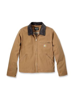 Carhartt Werkjas Canvas Detroit Rugged Flex 106234 Brown BRN 71workx voor