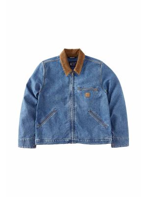 Carhartt werkjas Denim Rugged Flex 107327 HT6 Muskegon 71workx Voor