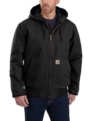 Carhartt Werkjas Duck Active Capuchon 104050 - Zwart