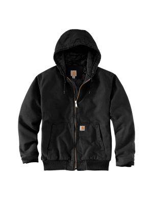 Carhartt Werkjas Duck Active Capuchon 104050 71workx Black BLK voor