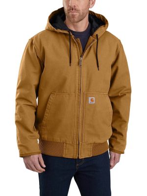 Carhartt Werkjas Duck Active Capuchon 104050 - Bruin