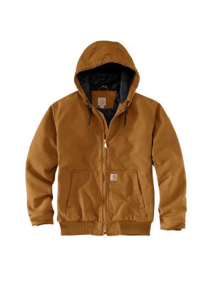 Carhartt Werkjas Duck Active Capuchon 104050 71workx Brown BRN voor